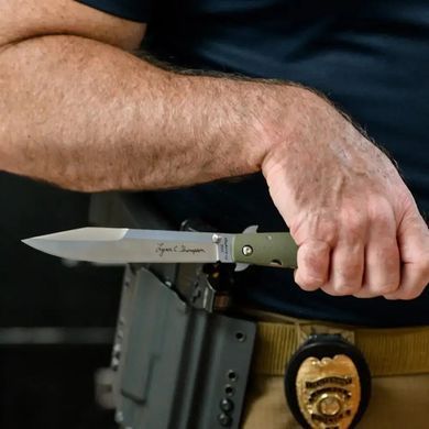 Нож складной Cold Steel Lynn Thompson TI-Lite, Green (CST CS-26C6AA)