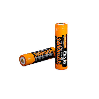 Аккумулятор 18650 Fenix ​​(3400 mAh) micro usb зарядка