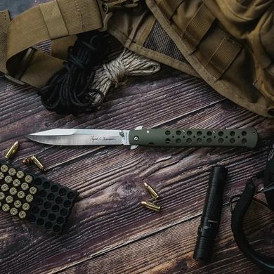 Нож складной Cold Steel Lynn Thompson TI-Lite, Green (CST CS-26C6AA)