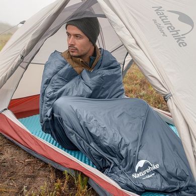 Спальник Naturehike Ultralight LW180 NH21MSD09 XL, серо-синий