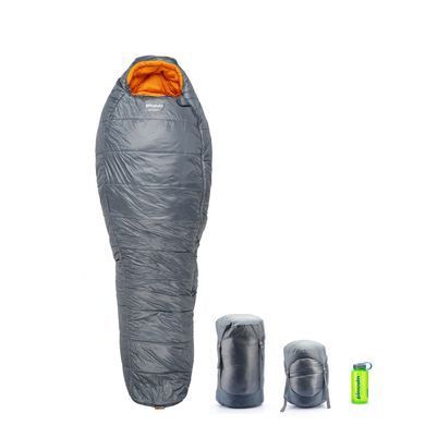 Спальник Pinguin Expert, 175 см Left Zip, Grey (PNG 233780)