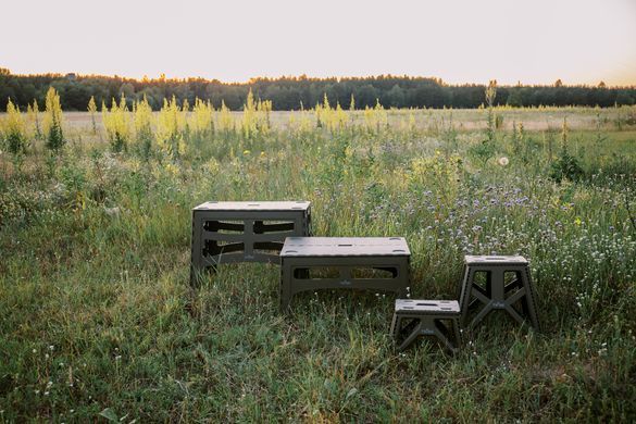 Стул Tribe Camp Chair High пластиковый, olive