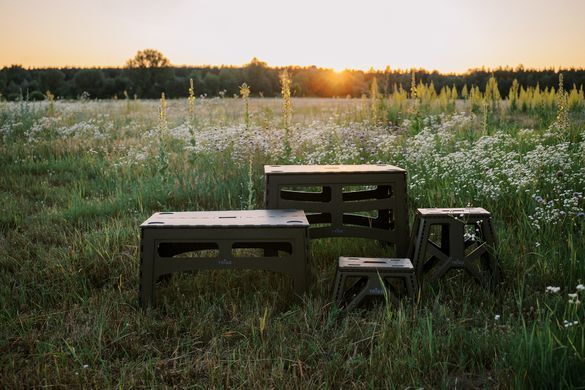 Стул Tribe Camp Chair High пластиковый, olive