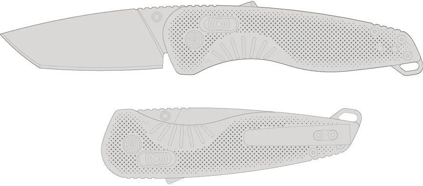Раскладной нож SOG Aegis AT, Forest/Moss, Tanto (SOG 11-41-13-41)