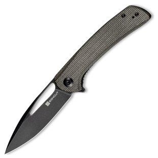 Ніж складаний туристичний Sencut Honoris, (8.8 см) 9Cr18MoV / Micarta сірий