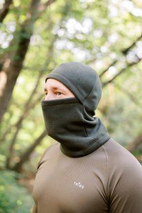 Балаклава флисовая Tribe Fleece Balaclava OS, olive