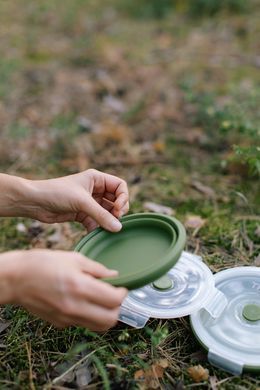 Контейнер Tribe Bowl Container 550 мл силіконовий T-FF-0045, ocher