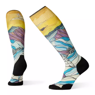 Термошкарпетки жіночі Smartwool Wm's PhD Ski Light Elite Afterglow Print (SW 01029.150-M)