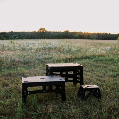 Стул Tribe Camp Chair Low пластиковый, черный