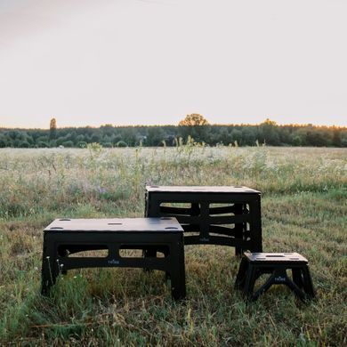 Стул Tribe Camp Chair Low пластиковый, черный