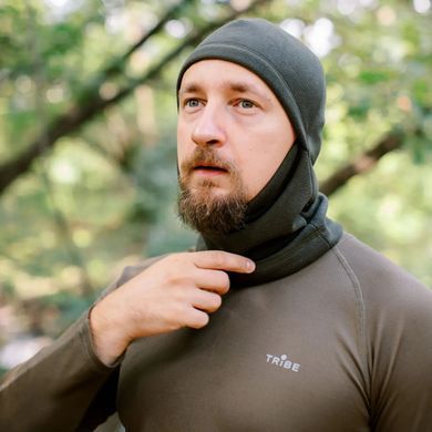 Балаклава флісова Tribe Fleece Balaclava OS, olive