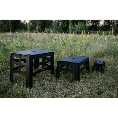 Стул Tribe Camp Chair Low пластиковый, черный