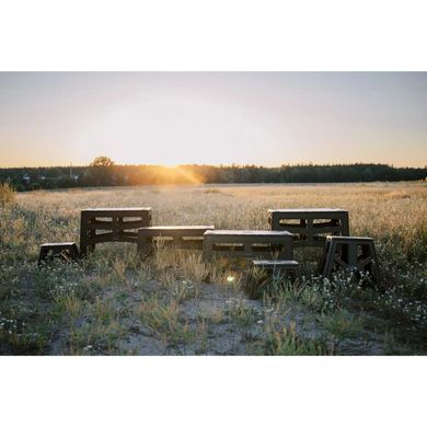 Стул Tribe Camp Chair Low пластиковый, черный