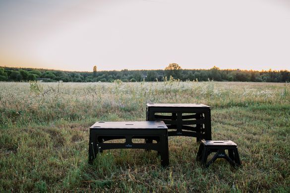 Стілець Tribe Camp Chair Low пластиковий, black