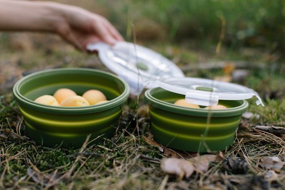 Контейнер Tribe Bowl Container 550 мл силіконовий T-FF-0045, ocher