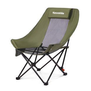 Стілець складаний Naturehike Sea Star 002 CNK2550JJ019, вуглецева сталь, олива