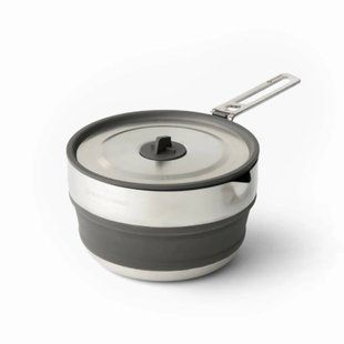 Складная кастрюля из нержавеющей стали Sea To Summit Detour Stainless Steel Collapsible Pouring Pot (1,8 л) (9327868160822)