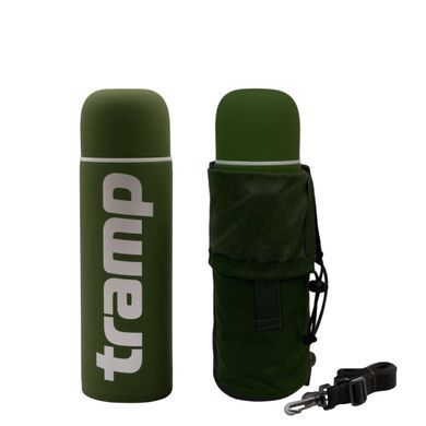 Комплект: термос Tramp Soft Touch 1,2 л UTRC-110 + термочехол для термоса Tramp Soft Touch 1,2 л оливковый