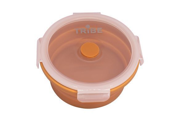 Контейнер Tribe Bowl Container 550 мл силіконовий T-FF-0045, ocher