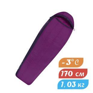 Женский спальный мешок Sea to Summit Quest QuI (3/-3&deg;C), 170 см - Right Zip, Grape/Blackberry (STS AQU1-WR)