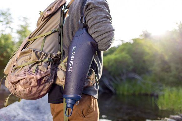 Фильтр для воды LifeStraw Peak Gravity, 3 л, Dark Mountain Gray (LSW LSPSF3GRWW)