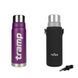 Комплект: термос Tramp Expedition Line 0,9 л UTRC-027 фиолетовый + чехол для термоса Tribe Neoprene Cover 0,9 л