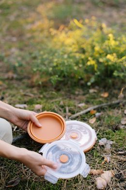 Контейнер Tribe Bowl Container 800 мл силиконовый T-FF-0046, olive