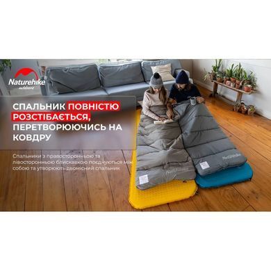 Спальник Naturehike M400 NH20MSD02, сірий