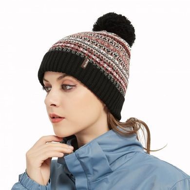 Шапка водонепроницаемая DexShell Beanie Fair Isle DH362BH, S/M, красная