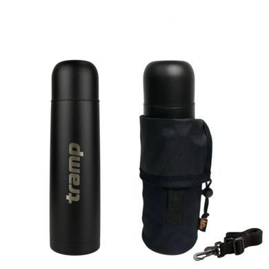 Комплект термос TRAMP Basic 0,75 л UTRC-104 + чохол чорний 0,75 л