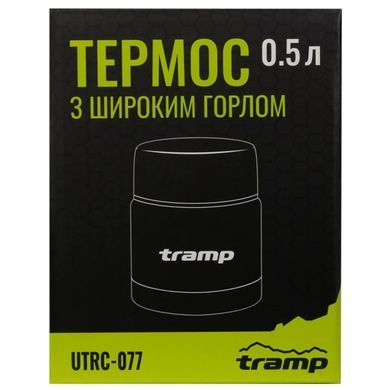 Комплект термос з широким горлом Tramp 0,5 л + чохол для термосу Tramp 0,5 л мультикам