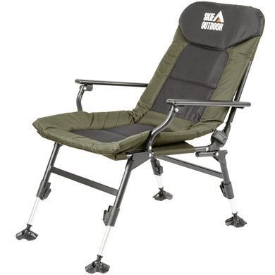 Кресло раскладное Skif Outdoor Comfy, Dark Green/Black, L