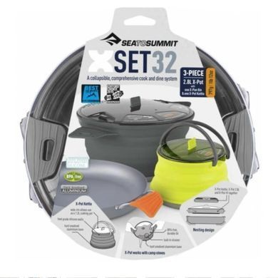 X-Set 32 ​​(Charcoal Pan, Olive Pot, Sand Kettle) набор посуды (9327868140343) (STS AXSET32CH)