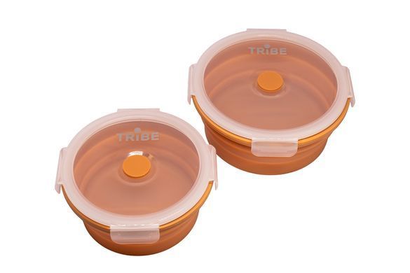 Контейнер Tribe Bowl Container 800 мл силиконовый T-FF-0046, olive