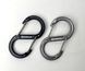 Набір алюмінієвих сервісних карабінів Base Camp Sigma 5 Wire Set, 2 шт, Black/Grey (BCP 61015)