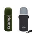 Комплект: термос Tramp Soft Touch 0,75 л UTRC-108 хаки + чехол для термоса Tribe Neoprene Cover 0,75 л