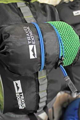 Стяжка Travel Extreme шнур-гумка з гачком 1 м, gray