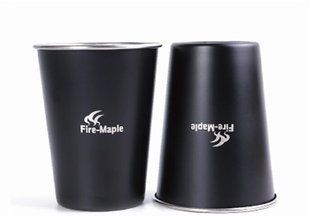 FM Antarcti cup Black стакан 2 шт из нержавеющей стали