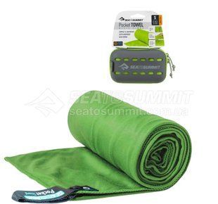 Полотенце из микрофибры от Sea to Summit Pocket Towel, L, Lime (STS APOCTLLI)