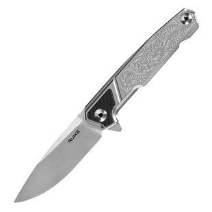 Ніж складаний туристичний Ruike P875-SZ, (8.9 см) 14C28N / steel 420 сірий