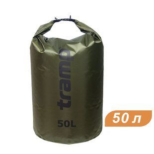 Гермомешок Tramp PVC Diamond Rip-Stop оливковый 50 л