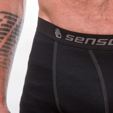 Термотруси чоловічі Sensor Merino Active, Black, S