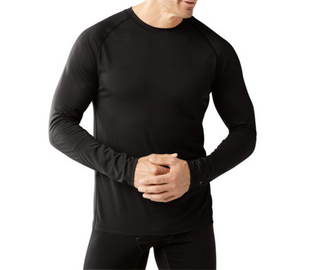 Термофутболка мужская Smartwool Merino 150 Baselayer Long Sleeve Black, р.S (SW 14042.001-S)