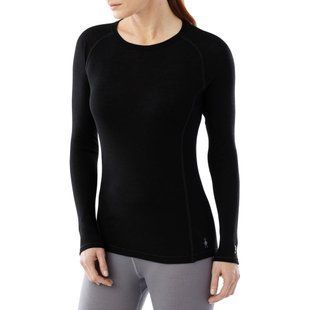 Термофутболка женская Smartwool NTS Light 200 Crew Black, р.XS (SW 15079.001-XS)