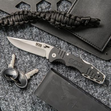 Складной нож SOG Salute Mini, Bead Blasted ( SOG FF1001-CP)