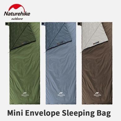 Спальник Naturehike Ultralight LW180 NH21MSD09 XL, серо-синий