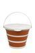 Відро Tribe Water Bucket Lid 10 л силіконове з кришкою T-FJ-0050, terracota