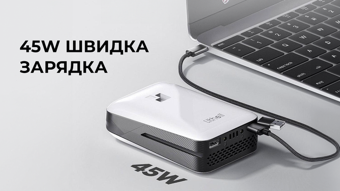Повербанк Litheli Power Bank 20 000 mAh, 45 W, 4А, Fast Charge