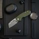 Раскладной нож SOG Stout SJ, OD Green, Cleaver, Stonewash (SOG 16-03-06-57)