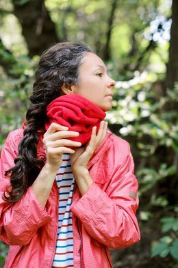 Пов'язка флісова Tribe Neck Warmer OS, red